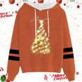 thumbnail image 2 of WILLBEST Sudaderas de Mujer Sudadera con Capucha y Cordón con Estampado Navideño Informal para Mujer 119 X-Grande, 2 of 3