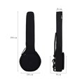 thumbnail image 2 of Minkissy 1Pc Musical Instrument Storage Pouch Black Banjo Backpack with Ethnic Pattern and Adjustable Strap, 2 of 8