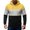 Yellow, variant on Turilly Hoodies Mens Slim Color Block Pullover Hoodie Long Sleeve Casual Daily Wear Sweatshirt