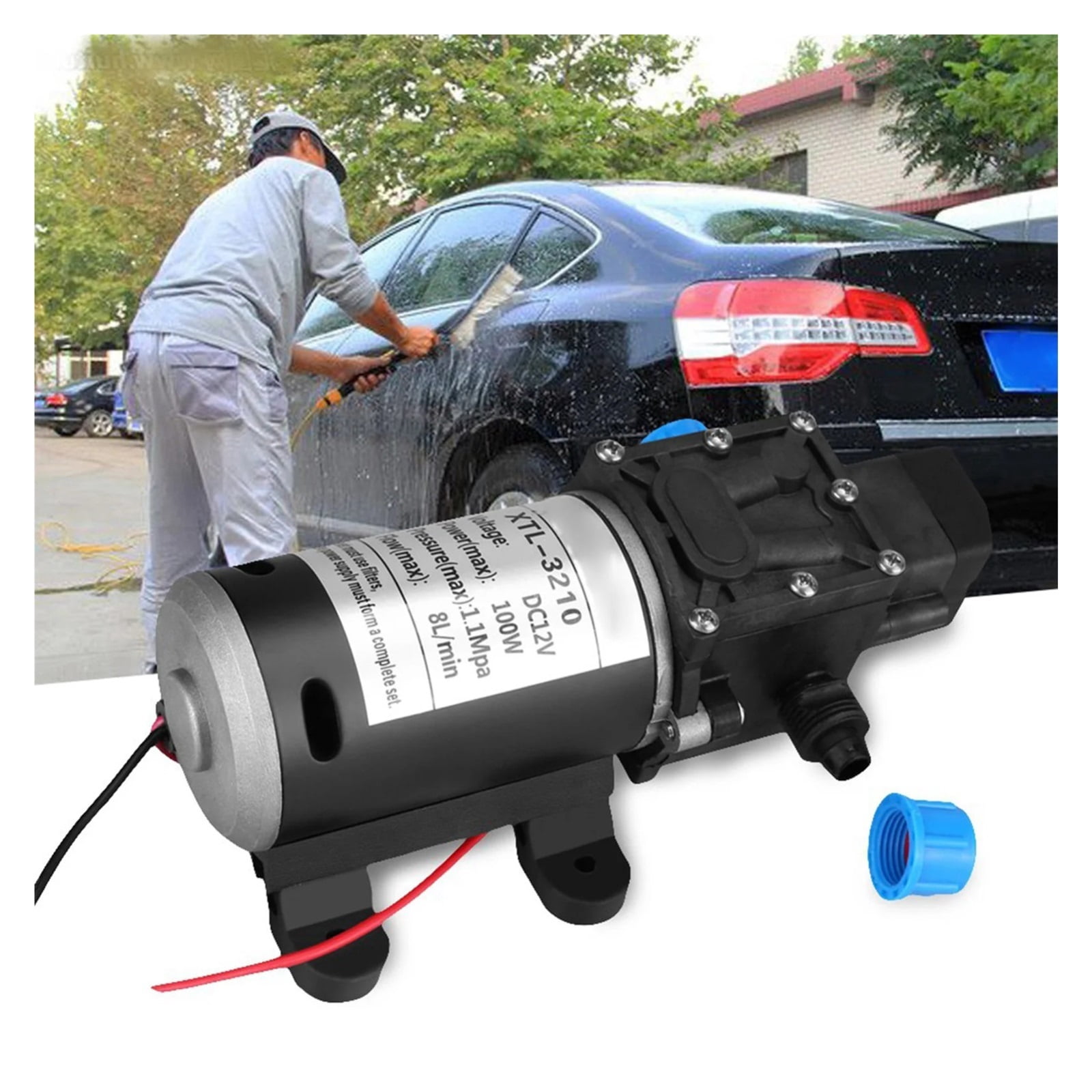 High Pressure Diaphragm Self Priming Water Pump for Wash