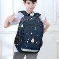 thumbnail image 6 of FORMRS Unisex School Backpack 17" Student Travel Bag with Laptop Compartment, Christmas Whimsy, 6 of 7