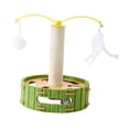 thumbnail image 4 of Cat Scratcher Post Scratching Board Protecting Furniture Torre de juego estable con pelota para ejercicios de entretenimiento Suministros de mascotas Redondo, 4 of 10