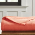 thumbnail image 1 of SUPERIOR 100% COTTON BLANKET (WAFFLE STITCH) Coral / Throw, 1 of 1