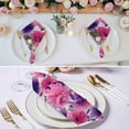 thumbnail image 2 of Cloth Napkins Set of 2 - 20x20 Inches, Watercolor Floral Washable Reusable Table Napkins, Spring Flowers Botanical Retro Beige Soft & Absortbent Dining Napkin for Party Wedding Hotel Restaurant, 2 of 8