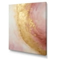 thumbnail image 2 of Designart "Desert Mirage Spiral In Gold And Pink I" Abstract Spirals Wall Art Living Room, 2 of 7