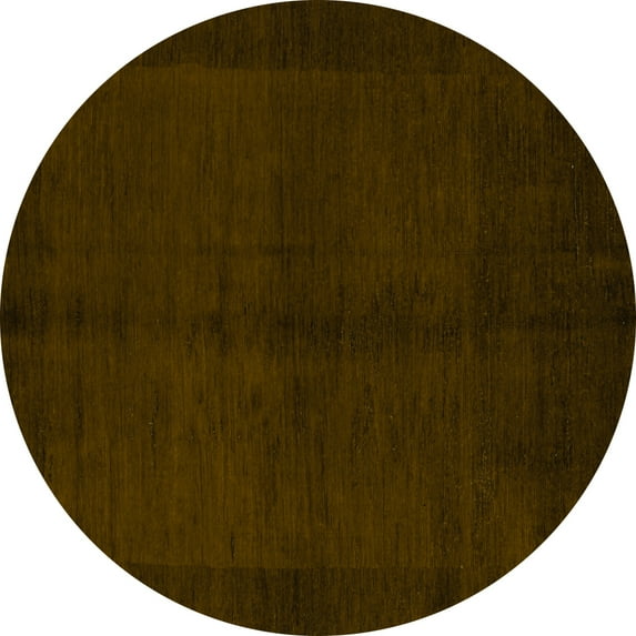 Ahgly Company Indoor Round Abstract Green Modern Area Rugs, 8' Round