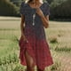 thumbnail image 1 of WILLBEST Vestidos Vestido Midi De Manga Corta Con Cuello Redondo Y Estampado Floral Para Mujer, 1 of 3