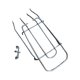thumbnail image 2 of Soporte para rueda trasera de bicicleta, portaequipajes, acero, ligero, para la parte trasera de la bicicleta 22 pulgadas, 2 of 9