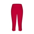 thumbnail image 5 of TRUBKH Cropped Pants for Women Leggings for Women Compression Leggings for Women Petite Pants for Women Work Pants Women Womens Pants Flare Leggings for Women Red M, 5 of 5