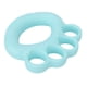 thumbnail image 3 of Anillo De Ejercitador De Cuatro Dedos, Exprimidor De Dedo Verde Menta, Terapia Fortalecedora De Agarre De Mano, TPR Flexible, Portátil Para Recuperación De Calambres En Las Manos, 3 of 7