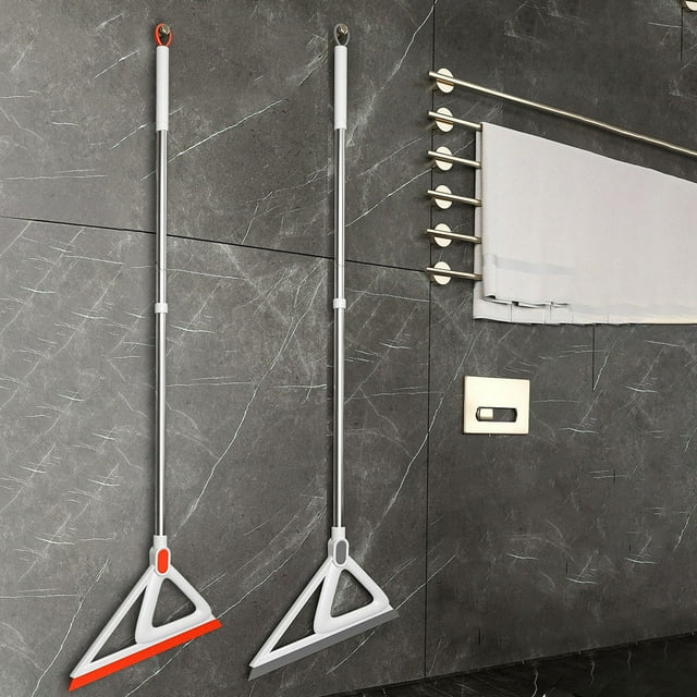 Xihbxyly Raspador de Suelo Multifuncional, Limpieza Eficiente, Diseño de Secado Rápido, Estética Moderna para Baño, Almacenamiento Compacto, Material Abs Duradero, Tamaño 100 X 32 Cm