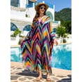 thumbnail image 2 of CFCSRP Kaftan Dresses for Women Plus Size Bathing Suit Cover up Caftan Maxi Beach Dresses, 2 of 7