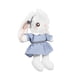thumbnail image 2 of Conejo De Peluche Suave Con Vestido Azul Rabbit Bunny, 2 of 5