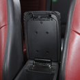 thumbnail image 4 of Almohadilla protectora para reposabrazos de consola central, de cuero sintético, para interior de coche 2009-2014, color negro, 4 of 5