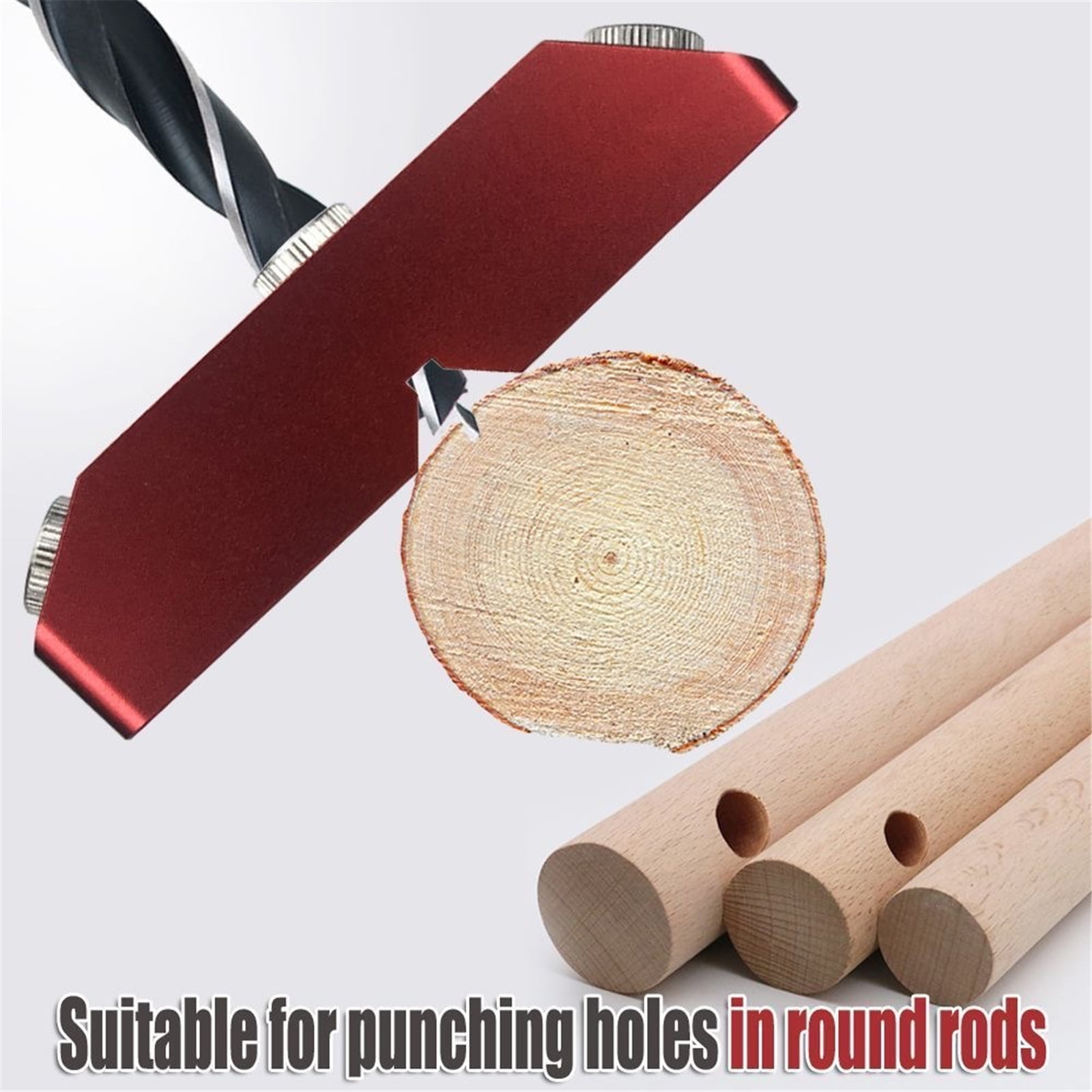 Angled Drill Guide Jig 4 Size Drill Jig for Angled 30 45 90 Holes Drill Guide Jig for Railing Deck Wood Post Portable