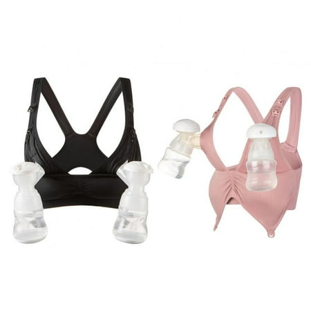 

Nursing Bra Wireless Bra Women s Sleeping Maternity Bra Breastfeeding Bra Ultra Comfort Maternity Bra Natural Shape Pregnancy Sleep Bralette(2-Packs)