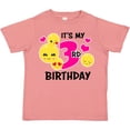thumbnail image 3 of Inktastic Its My 3rd Birthday with Smiling Emoticons Girls Toddler T-Shirt, 3 of 5