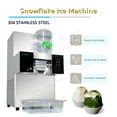 thumbnail image 3 of Kolice Commercial Automatic Shaved Ice Machine, Ice Crusher Shaver, Snow Ice Maker, Snowflake Ice Maker -200kgs/Day, Air Cooling, 3 of 9