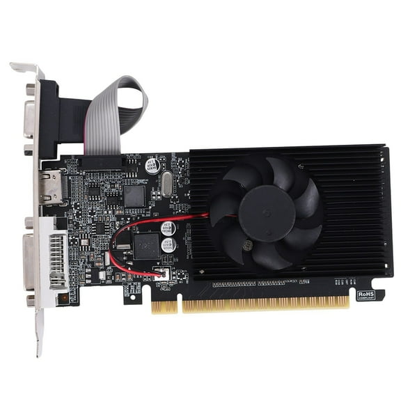 GT 610 1G Ultra-Fast Graphics Card 1GB 64Bit DDR3 810/500MHz PCI-E 1.1 X16 Desktop Small Chassis PC Gaming