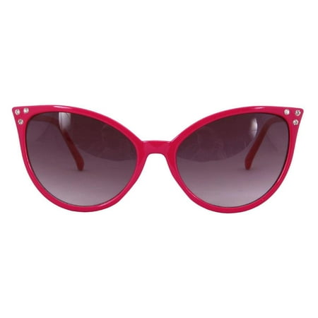 Modern Cat Eye Costume Glasses Adult: Pink & Smoke - Walmart.com