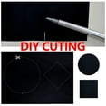 thumbnail image 3 of 100% Blackout Curtain Darkest House Blackout Window Privacy Film Tint Anti Look Cover Glass Window Cloth Car Stickers, 3 of 7