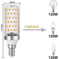 thumbnail image 3 of E14 16w Led Bulb Warm White 3000k 1600lm, Halogen Lamp Equivalent E14 100w 120w, Ac 230v, Non-dimmable, 4pcs/yy, 3 of 5