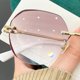 thumbnail image 5 of ZHAOCHENG Gafas de lectura sin montura de 2,00 a +4,0 dioptrías, gafas para presbicia, color blanco, graduación 2,50, 5 of 5
