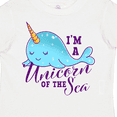 thumbnail image 4 of Inktastic Cute Narwhal I'm a Unicorn of the Sea Girls Toddler T-Shirt, 4 of 5