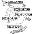 thumbnail image 2 of Febest REAR ENGINE MOUNT AT # MZM-GFARR OEM GG2P-39-040A, 2 of 2