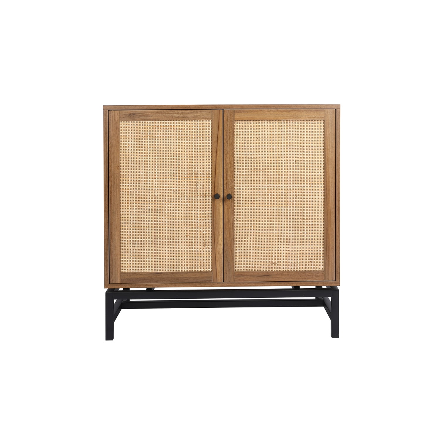 Kadyn Accent Storage Cabinet, Floor Storage Cabinet with 2 doors and 1 Adjustable Inner Shelves, Kitchen Storage Cabinet for Living Room, Walnut Kadyn Accent Storage Cabinet, Floor Storage Cabinet with 2 doors and 1 Adjustable Inner Shelves, Kitchen Storage Cabinet for Living Room, Walnut