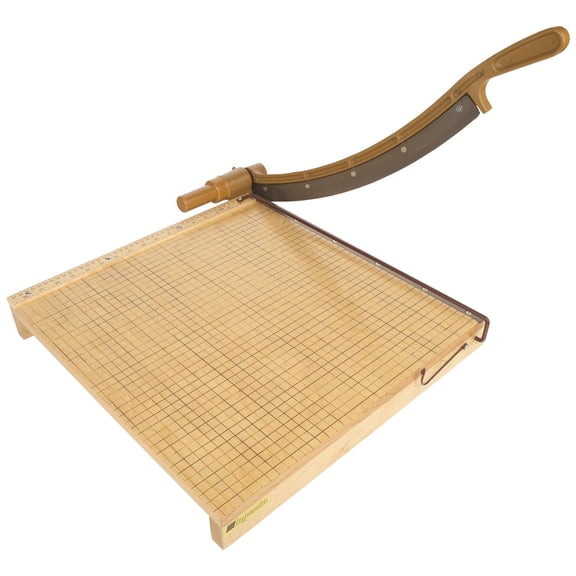 Ingento ClassicCut 1152 Guillotine Paper Trimmer, 18 Inch Cut Length for Crafting Office , Heavy Duty 15 Sheet Capacity, Brown