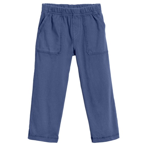 Boys Soft Cotton 3-Pocket Jersey Pants - UPF 50  | Smurf Blue