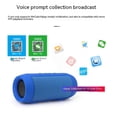 thumbnail image 3 of Altavoces Bluetooth portátiles Altavoz inalámbrico Altavoz Bluetooth HiFi portátil al aire libre calidad de sonido HD música columna inalámbrica azul, 3 of 5