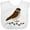 AA-White, variant on Inktastic Song Bird Nature Lover Wildlife Boys or Girls Baby Bib