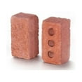 thumbnail image 4 of LKWLPD 24Pcs Mini Cement Cinder Bricks - DIY Tiny Red Brick Building Set for Model Crafters, Miniature Wall Construction Kit for Creative Architecture Projects, 4 of 7