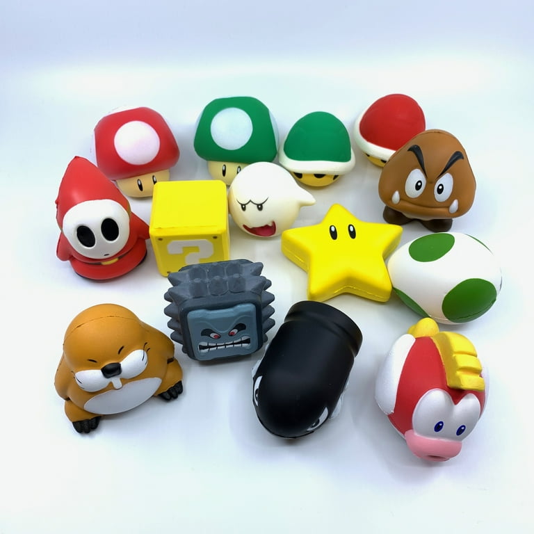 FULL COMPLETE Super Mario Nintendo Squish Dee Lish Squishy Series 1 2