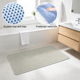 thumbnail image 4 of MTBLYS Alfombrilla antideslizante para bañera de 91 x 43 cm | Alfombrilla de ducha de PVC suave con orificios de drenaje y ventosas | Alfombrilla de secado rápido para bañera, 4 of 6