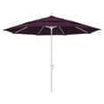 thumbnail image 2 of Pemberly Row 11' White Patio Umbrella in Pacifica Purple, 2 of 7