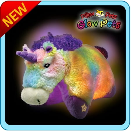 Pillow Pets Glow Pets Unicorn 12 Walmart Com