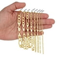 thumbnail image 2 of Nuragold 10K Real Yellow Gold Figaro Link Chain Necklace 16"-30" (2mm-9mm) Italian Jewelry for Men & Women, 2 of 10