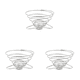 thumbnail image 1 of 3uds. Soporte de goteo Soporte de acero Soporte de filtro de camping plegable (M) Café, 1 of 2