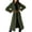 Green, variant on Coat for Womens Fashion Women's Plus Size Long Sleeve Shacket Jacket Button Down Trench Coat Long Sleeve Shirts With Pockets (Khaki,M)