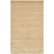 Martha Stewart  by  Journey Silk/ Wool Rug Sand 2'6" x 4'3" 3' x 5' Indoor Living Room, Bedroom, Dining Room