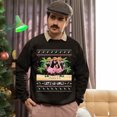 thumbnail image 5 of Christmas Sweatshirt, Let's Go Girls Flamingo Trip Sweatshirt, Cute Tropical Bird Group Holiday Jumper, Best Friend Gift for Her, 5 of 5