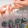 thumbnail image 4 of 10pcs Nail Stamp Pen Set with Unique Patterns DIY Manicure Art Tool Kit 10PCS, 4 of 7