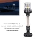 thumbnail image 3 of Luz De Popa Plegable Para Barco, Luz De Navegación Plegable Para Barco IP66 LED Impermeable Para Reemplazo, 3 of 7