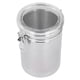 thumbnail image 4 of Recibido de Acero inoxidable, Frasco de Almacenamiento Hermético con tapa Transparente Para Galletas de Harina de Fruta Seca Leche en Polvo Té Café Sellado Contenedor de, 4 of 7