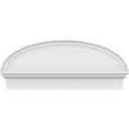 thumbnail image 3 of Ekena Millwork 40"W x 16-7/8"H x 2-3/4"P Elliptical Smooth Architectural Grade PVC Combination Pediment, 3 of 7