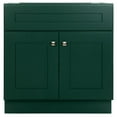 thumbnail image 3 of Brookings Wood Vanity Without Top in Hunter Green-Unassembled 30 in., 3 of 9