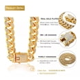 thumbnail image 3 of Collares Personalizados Para Perros Y Gatos, Cadena Dorada C, 3 of 8